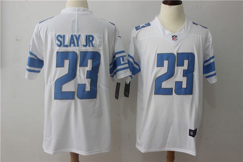 Men Detroit Lions #23 Slay jr White Vapor Untouchable New Nike Limited Player NFL Jerseys->women nfl jersey->Women Jersey
